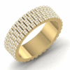 Zeus 360 Natural Diamond Band in 18K Gold
